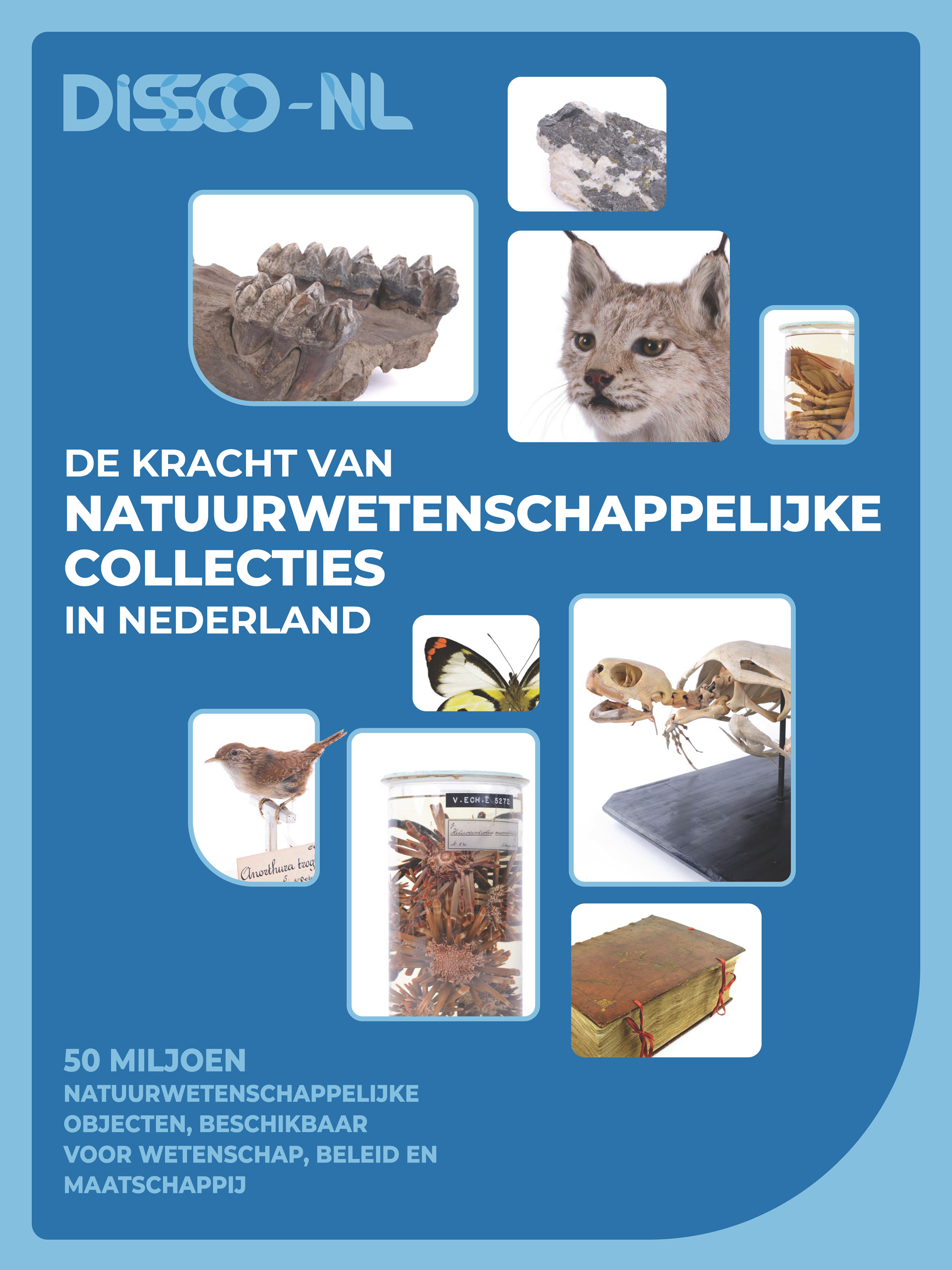 Cover De Kracht van Natuurwetenschappelijke Collecties in Nederland - Low Res